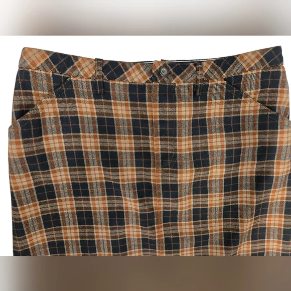 Dolce & Gabbana Plaid Skirt SZ 44 ITÀLY NEW